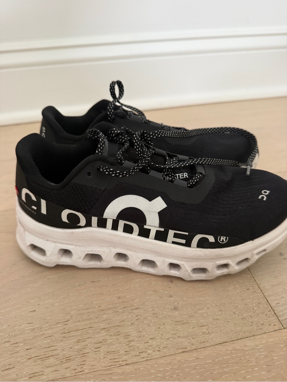 On Running Black and White Cloudtec Women's Sneakers